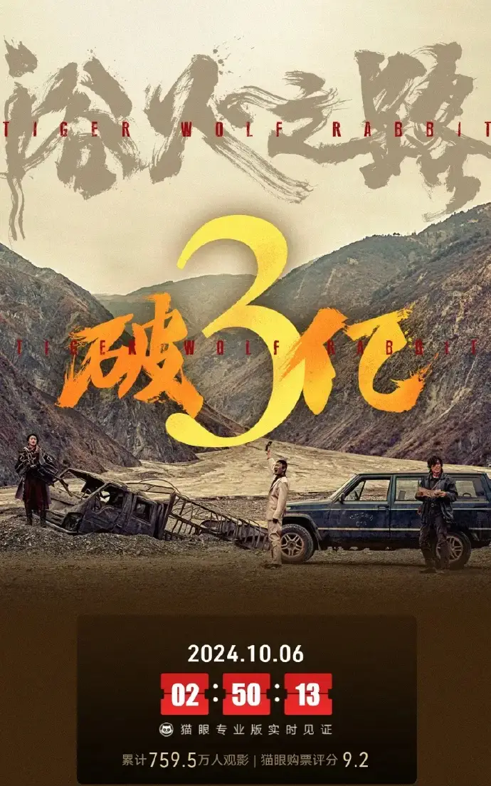 電影 《浴火之路》上映6天 總票房破3億