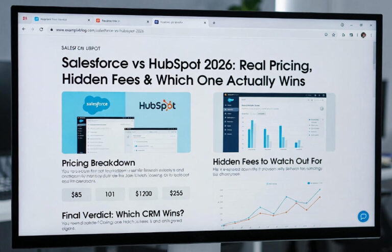 Salesforce vs HubSpot 2026: Real Pricing, Hidden Fees & Which One Actually Wins